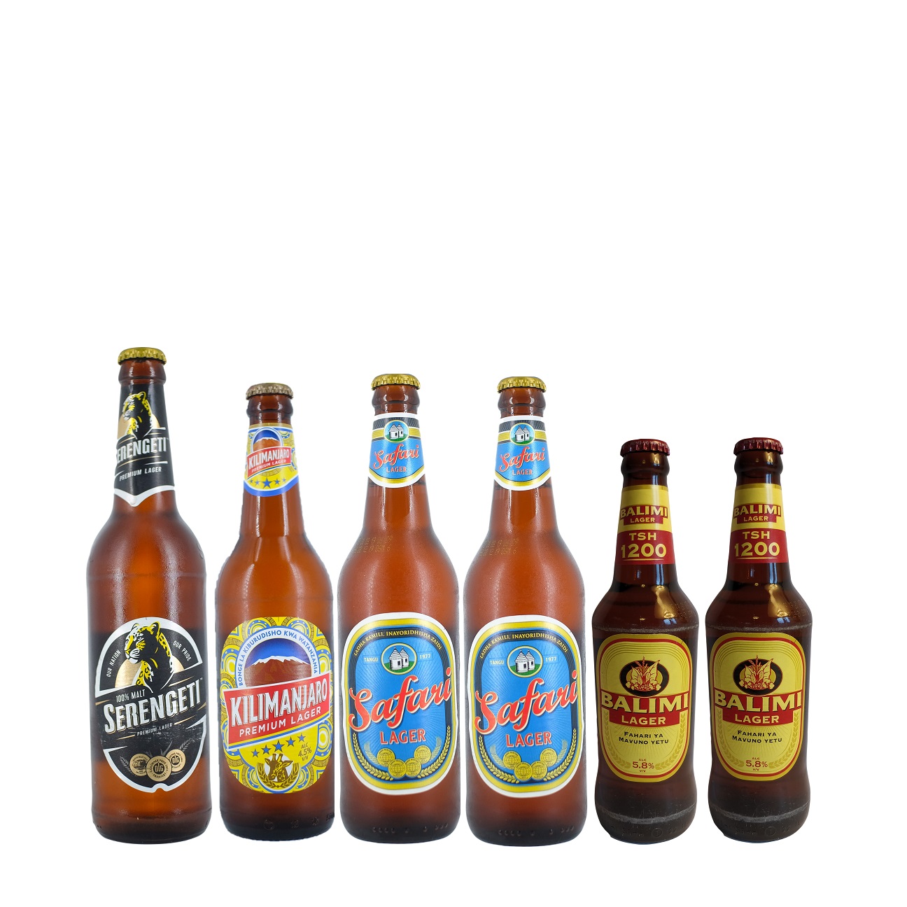 6 Tanzanian Beers Mix, March Bundle from buy at tzdk trading